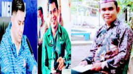 Kolase Foto: Mario Pranda dan Richard Sontani (Kiri)- Sergius Try Deddi, Aktifis di Labuan Bajo (Kanan Berpeci). 
