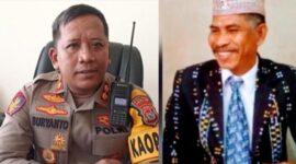 Kapolres Manggarai Timur AKBP Suryanto (Kiri) - Caleg Terpilih Fransiskus Salesman (Kanan)