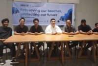 Anjani Trip, bersama HIPMI Mabar Gandeng Pandawara Group Dalam Konfrensi Pers di La Cecile Komodo Labuan Bajo. (Foto: Info Labuan Bajo)