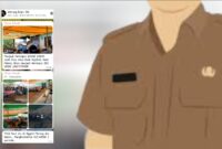 Hasil Tangkapan Layar Percakapan (Kiri) - Gambar Ilustrasi ASN (Kanan).