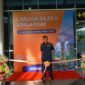 Wakil Bupati Manggarai Barat Yulianus Weng Saat Kegiatan Launching Penerbangan Perdana Jetstar Asia Airways Rute Singapore-Labuan Bajo. (Foto: Info Mabar)