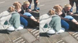 Wisatawan Asing Nyungsep ke Lubang Trotoar di Labuan Bajo, Netizen: 