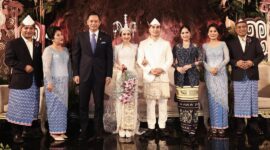 Agus Yudhoyono Hadiri Resepsi Pernikahan Putri Benny K. Harman, Ucapkan Doa Bahagia untuk Pengantin