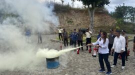 Simulasi tanggap bencana yang digelar InJourney Tourism Development Corporation (ITDC) untuk menguji kesiapsiagaan kawasannya.