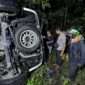 Kecelakaan maut terjadi di tanjakan Wae Nengke, Kecamatan Lembor, Kabupaten Manggarai Barat, Nusa Tenggara Timur, pada Senin malam, 30 Juni 2025.