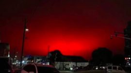 Fenomena Langit Merah di Sejumlah Tempat