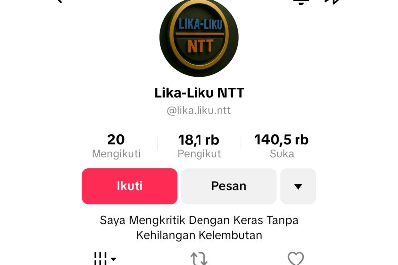 Akun TikTok Lika-liku NTT Tak Gentar Dilaporkan, Klaim Didampingi Dua Pengacara Kondang