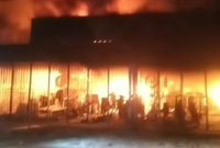 Bengkel di Jalan Arah Pasar Batu Cermin Labuan Bajo Ludes Terbakar