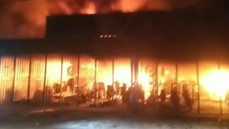 Bengkel di Jalan Arah Pasar Batu Cermin Labuan Bajo Ludes Terbakar