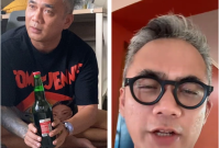 Pemilik usaha sewa mobil Komodo Shuttle, Aboy.(Foto-kolase).