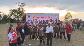 Jarak United Juara Turnamen Liang Ndara CUP I, Tumbangkan Blue Ocean 2-1