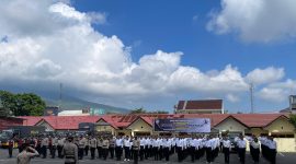 Pelatihan Satuan Pengamanan (Satpam) Kualifikasi Gada Pratama Angkatan ke-12 yang diikuti 85 peserta di Manggarai, Nusa Tenggara Timur, Selasa 19 Agustus 2025.