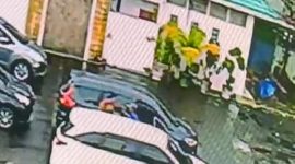 Rekaman kamera pengawas (CCTV) memperlihatkan detik-detik seorang Kepala Kantor Cabang Pembantu (KCP) bank BUMN diculik dari sebuah area parkir di Jakarta Timur.