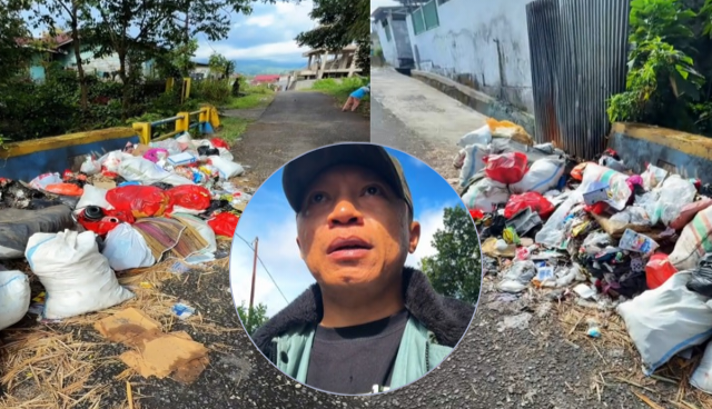 Vokalis MukaRakat Lipooz Keluhkan Jembatan di Dekat Rumahnya di Ruteng Jadi Tempat Pembuangan Sampah
