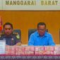 Tumpukan Uang Miliaran Rupiah Hasil Sitaan Korupsi Proyek Jalan Golo Welu–Orong Dipamerkan Kejari Manggarai Barat