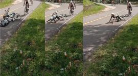 Video Momen Kecelakaan Peserta di Etape 10 Tour de EnTeTe 2025: Bukti Beratnya Jalur Ruteng–Labuan Bajo