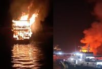 Kapal Phinisi Terbakar di Pelabuhan Marina Labuan Bajo, Kronologi Masih Diselidiki