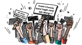 200 Warga Siap Geruduk Kantor Bupati, Tagih Janji Perbaikan Jalan dari Edi Endi. (Gambar Ilustrasi)