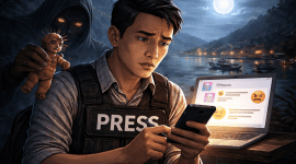 Wartawan Info Labuan Bajo Diancam akan Dikirim Santet Gegara Memberitakan Kasus Pater Marsel Agot (Gambar Ilustrasi AI)