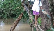 Anak Sekolah Seberangi Jembatan Darurat, Warganet Soroti Ketimpangan Infrastruktur Manggarai Barat