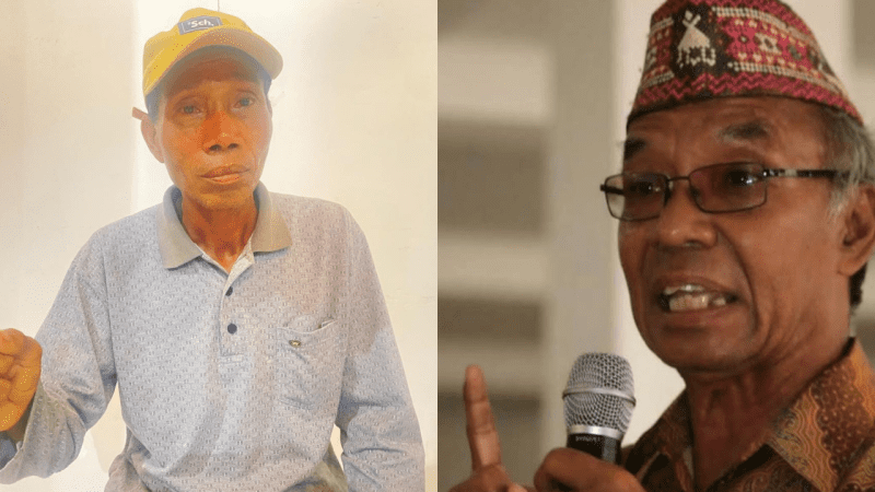 Menyingkap Tabir Klaim Tanah Batu Gosok: Siapa Pemilik Sah Lahan 11 Hektare? (Foto: Alo Oba (Kiri)-Pater Marsel Agot (Kanan)