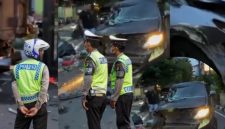 Mobil Diduga Dikemudikan Pengaruh Alkohol Tabrak Truk Sampah di Labuan Bajo