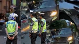Mobil Diduga Dikemudikan Pengaruh Alkohol Tabrak Truk Sampah di Labuan Bajo
