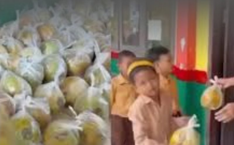 Viral MBG Kelapa Utuh Dibagikan ke Siswa, Kepala SPPG Akhirnya Buka Suara