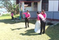 Polsek Cibal Kerja Bakti di Paroki, Rawat Toleransi Jelang Paskah