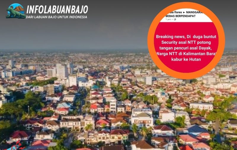 Heboh Isu Security Asal NTT Potong Tangan Pencuri di Kalbar, Belum Ada Konfirmasi Resmi