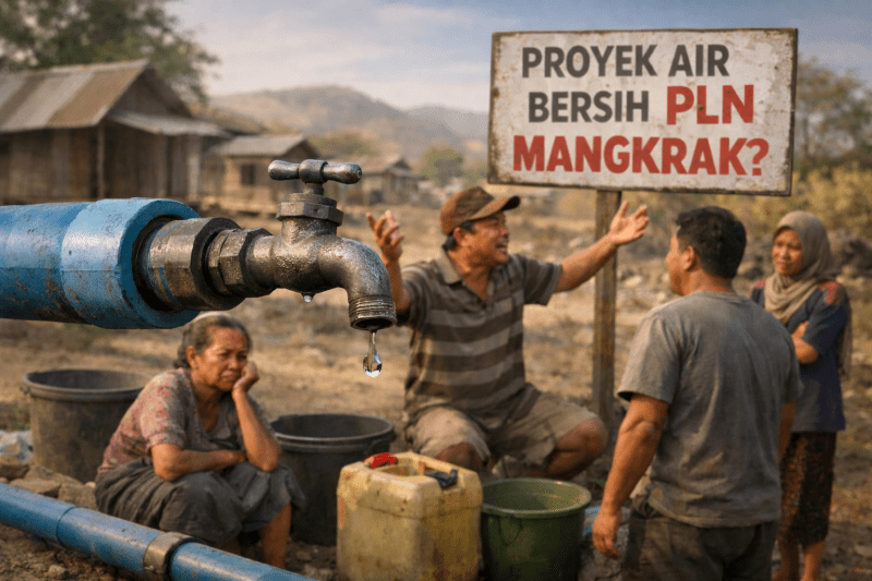 Dari Harapan Jadi Krisis: Proyek Air PLN Peduli di Golo Mori Diduga Terhenti di Tengah Jalan