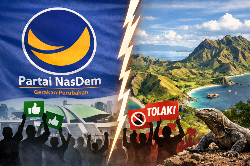Kontras Sikap NasDem: Anggota DPR RI Dukung Pembatasan Wisatawan, DPRD Manggarai Barat Teken Petisi Penolakan