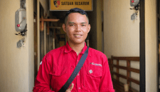 Wartawan Info Labuan Bajo, Remi Nahal usai melapor secara resmi ke Polres Manggarai Barat