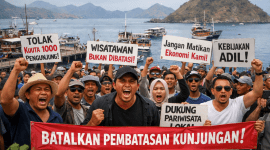Ribuan Massa Siap Demo! Pelaku Wisata Labuan Bajo Tolak Pembatasan 1.000 Pengunjung ke TN Komodo (Gambar Ilustrasi)